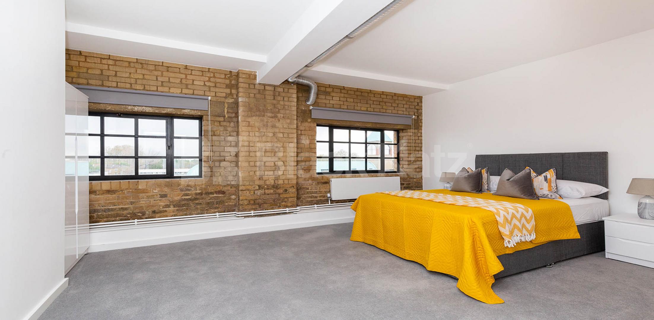 			SPACIOUS 4 BEDROOM WAREHOUSE CONVERSION , 4 Bedroom, 2 bath, 1 reception Apartment			 SPRINGFIELD HOUSE LOFTS-TYSSEN STREET , DALSTON-HAGGERSTON-SHOREDITCH